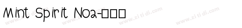 Mint Spirit No2字体转换